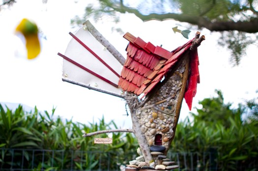 Fairy cottage house fae faery faeries windspinner sail